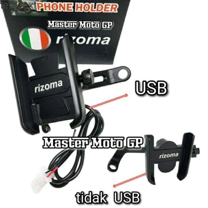 Promo Holder hp motor Rizoma Holder Hp modif spion motor Holder Hp spion Usb COD