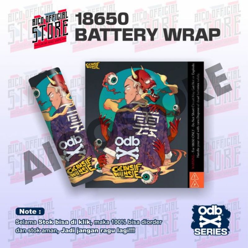 

Terlaris Famstore Stiker Wrap Baterai 18650 O D B X Kremsi Whimse Untuk Melindungi Dan Memperindah Tampilan 16 Stiker Garskin Premium Not Casing Bisa Custom *Promo*