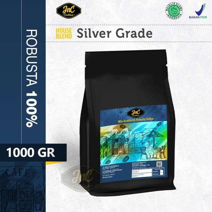 

JnC Silver House Blend 1 KG 100% Robusta For Kopi Susu Espresso