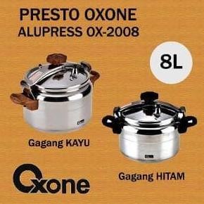 Spesial Panci Presto Oxone Ox-2008 Pegangan Kayu Kapasitas 8 Liter