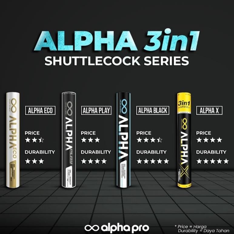 Shuttlecock Alpha 3 In 1 Original