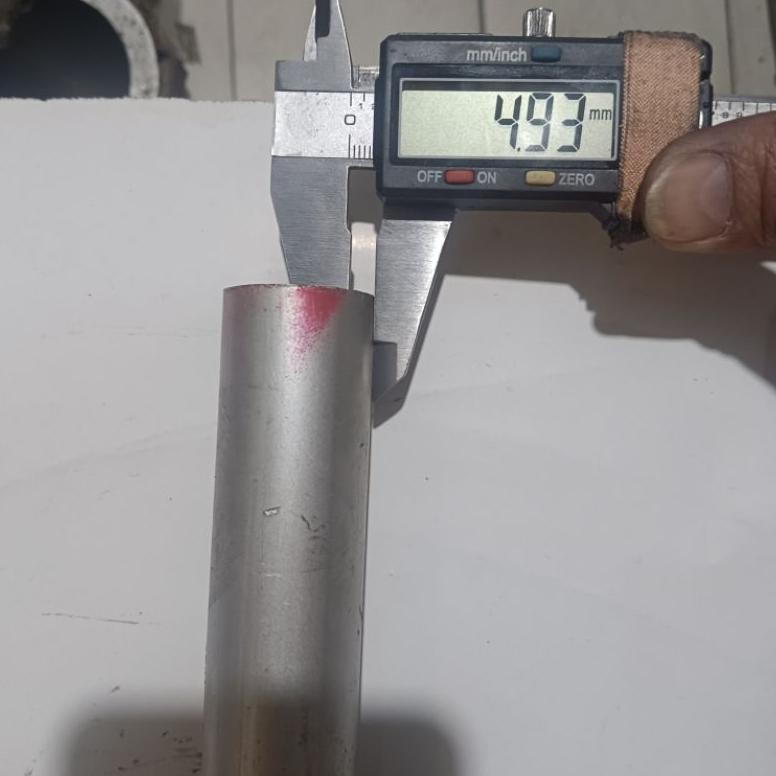 Pipa Aluminium od 30 x id 20 x 500