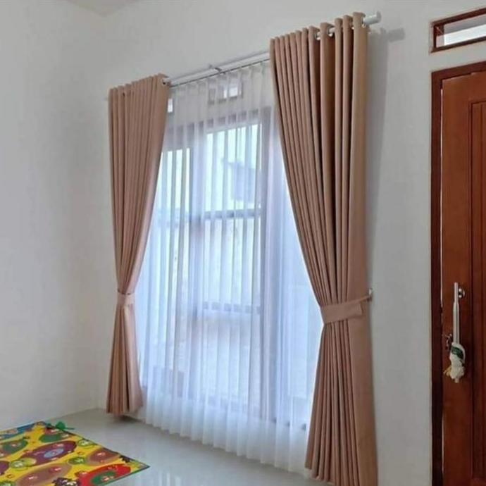 Baru Gorden Blackout 200 X 250Cm Polos Minimalis Murah
