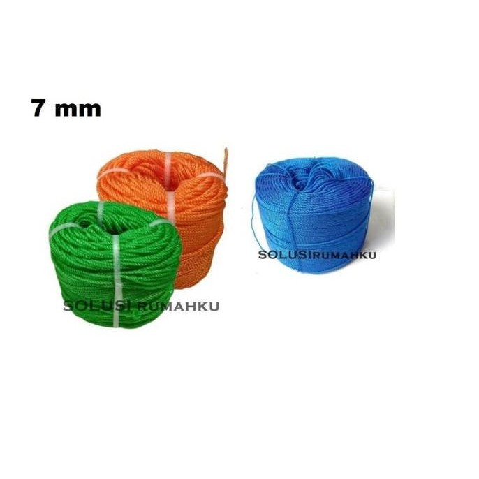 

Tali Tambang Plastik 7Mm 1 Kg Rido Flexible Lentur 1 Kilogram Premium