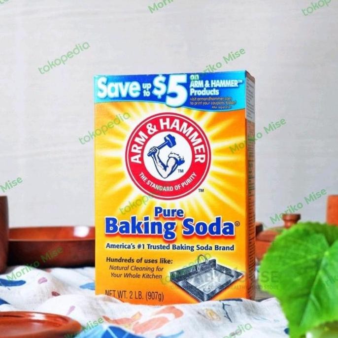 

Sale! Pure Baking Soda Kue Asli Usa Arm & Hammer Baking Soda 907 Gr
