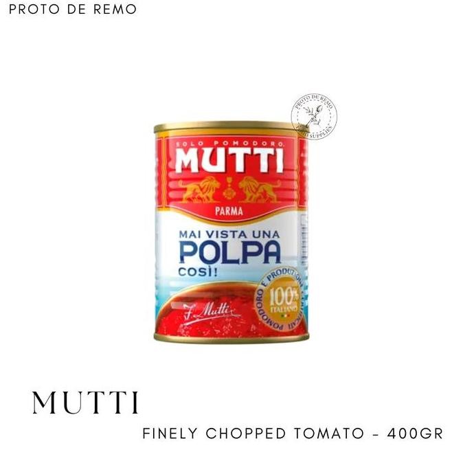 

Tersedia Mutti Whole Peeled Tomato | Tomat Kupas Kaleng