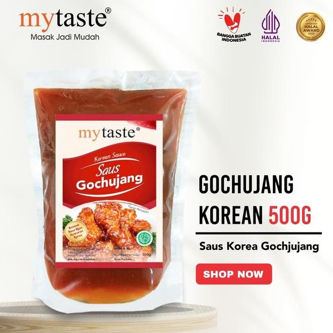 

Tersedia My Taste Gochujang Sauce 500gr Saus Khas Korea