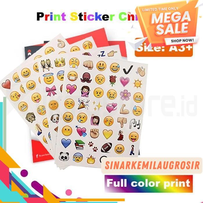 

PRINT STICKER CHROMO CETAK FULL COLOR STIKER KROMO CUTTING DIGITAL HIGH RESOLUTION ADVERTISING BEST QUALITY !!