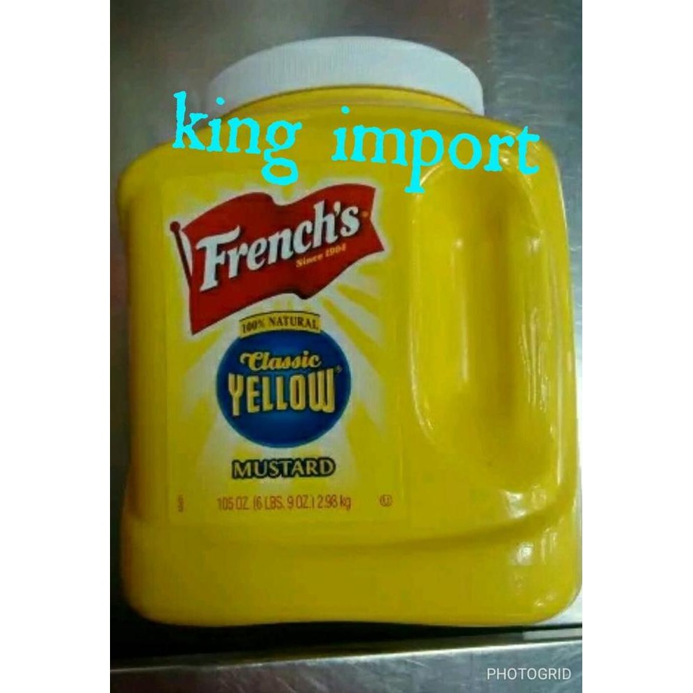 

French'S Clasic Yellow Mustard 3Kg/Frenchs Stok Terbatas