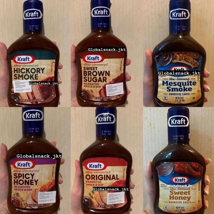 

PROMO KRAFT BBQ SAUCE AND DIP ORIGINAL / SPICY HONEY / SWEET HONEY / HICKORY