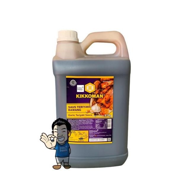 

PROMO KIKKOMAN GARLIC TERIYAKI SAUCE- SAUS TERIYAKI BAWANG HALAL 5.7 KG