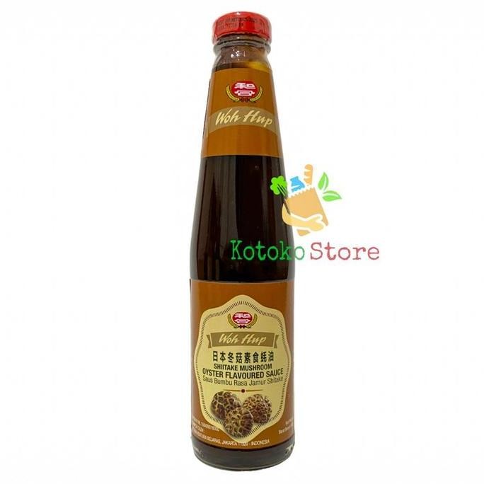 

Diskon! Woh Hup Shitake Mushroom Oyster Sauce / Saus Tiram Vegetarian 500Gr