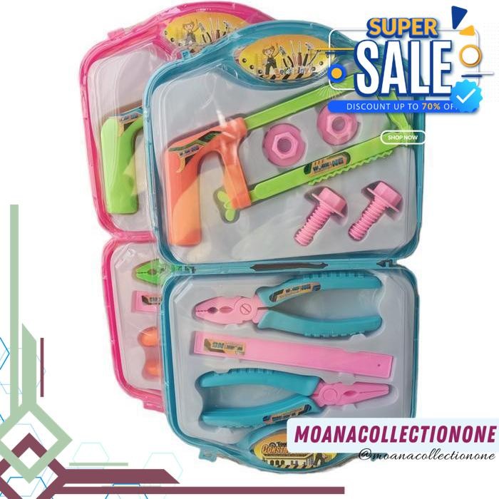 MAINAN TUKANG PERTUKANGAN TOOL SET PERKAKAS FH220 TERBAIK