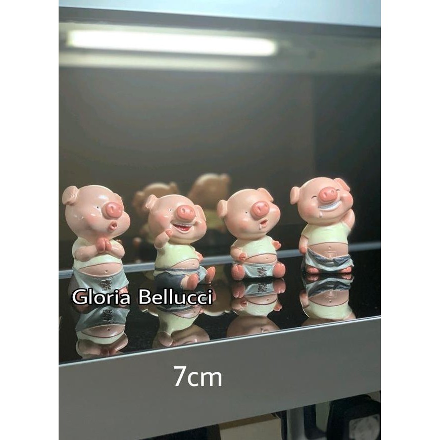 Patung Pajangan Babi Lucu P Hiaan Deorai Interior Rumah