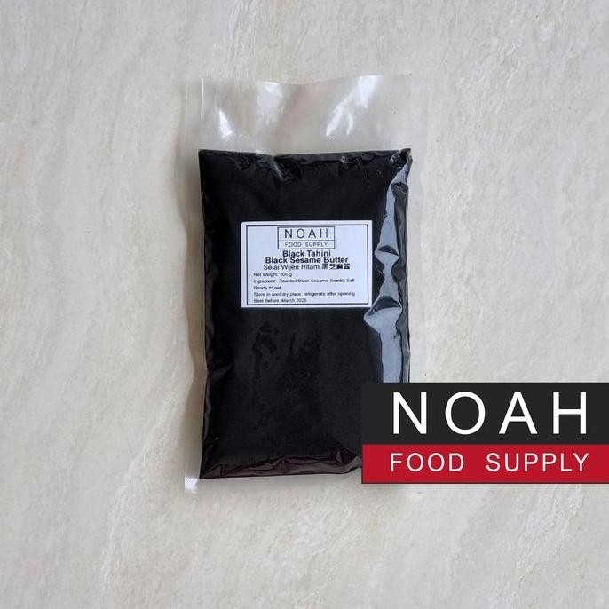 

Tersedia Black Tahini Black Sesame Butter Selai Wijen Hitam