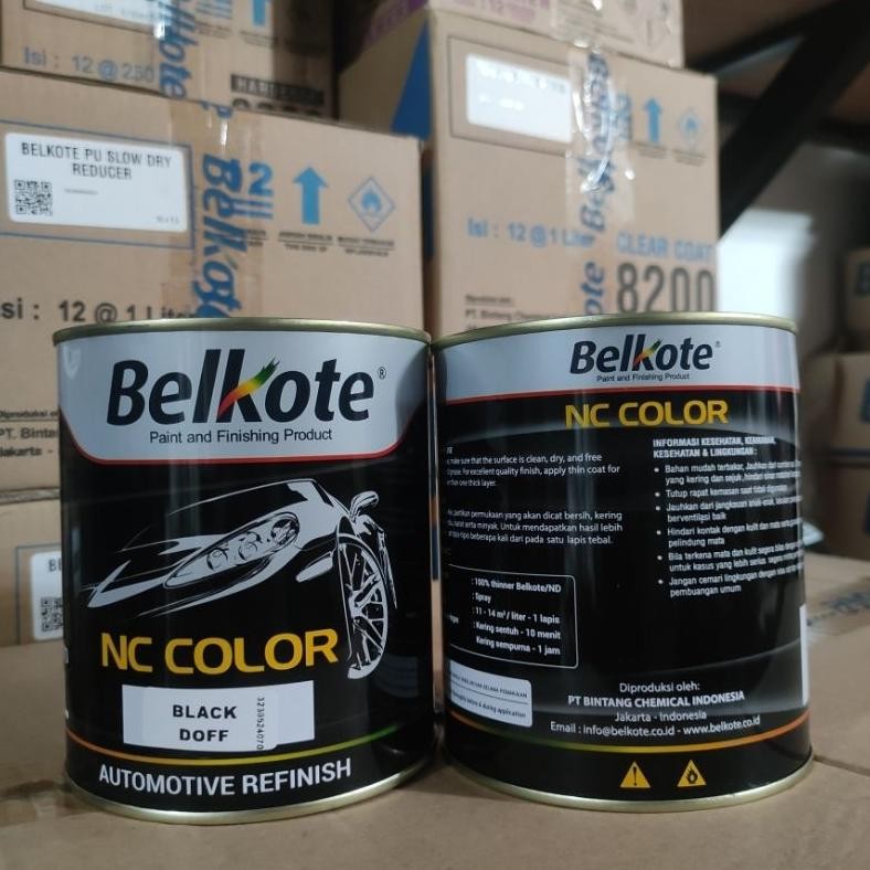 WN Belkote NC Black Doff 1L . 400 ml . 200 ml || NC black doff