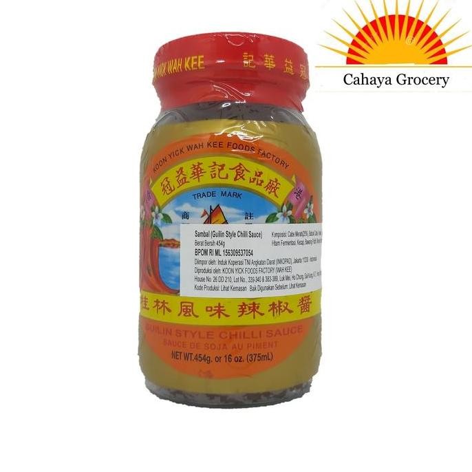 

koon yick wah kee guilin style chilli sauce 375 ml terlaris