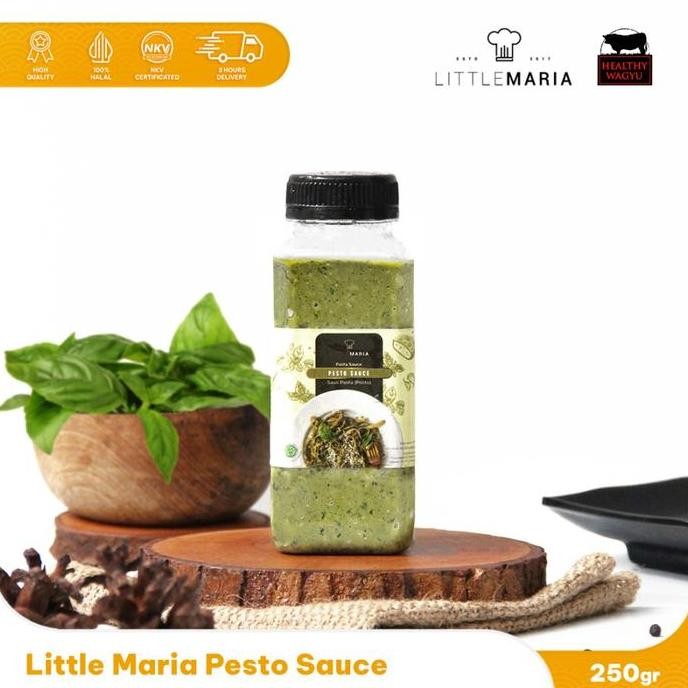 

Tersedia Saus Pesto Little Maria 250gr untuk 3-5 Porsi - Hijau, Daging