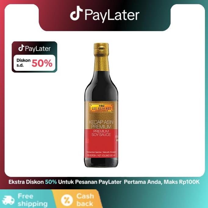 

Tersedia LEE KUM KEE Soy Sauce Premium 500 ml.