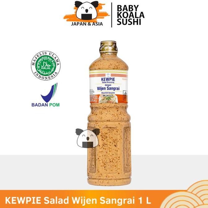

Tersedia Kewpie 1Liter Salad Dressing Roasted Sesame | Wijen Sangrai Terbaik
