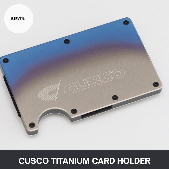 

BEBAS ONGKIR - Cusco Titanium Card Holder