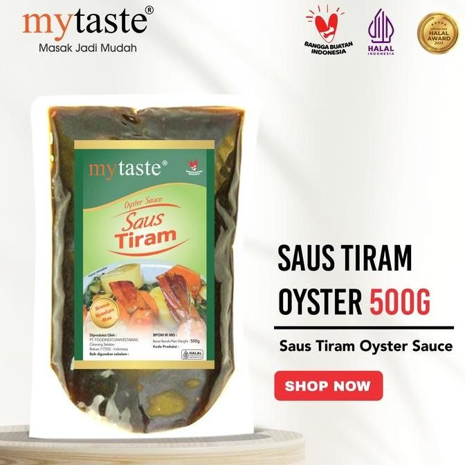 

Tersedia My Taste Saus Tiram 500gr Oyster Sauce Halal
