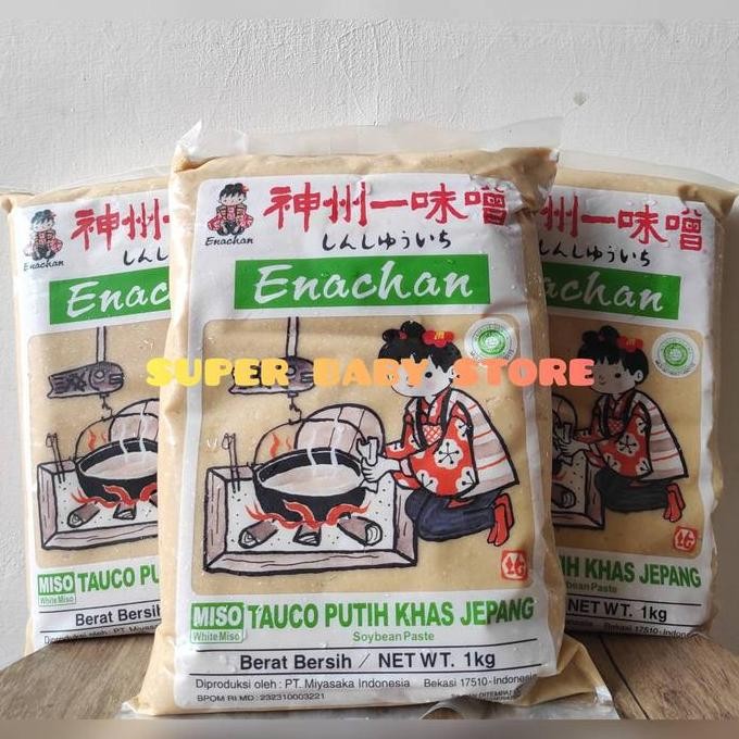 

Diskon! Shinshuichi Enachan Miso Paste- Pasta Miso- Tauco Putih Jepang 1Kg