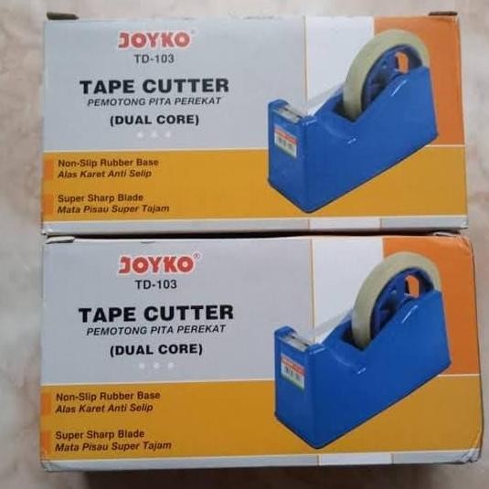 

ready Tape Dispenser Isolasi JOYKO TD103/Tape Cutter/Tempat Pemotong Lakban