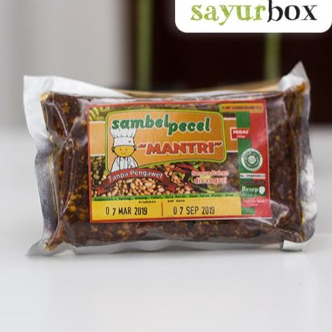 

PROMO SAMBEL PECEL PEDAS 250 GRAM SAYURBOX