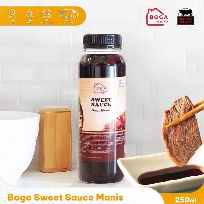 

Tersedia Sweet Dipping Sauce Boga Kitchen Cocol Daging Manis 250ml