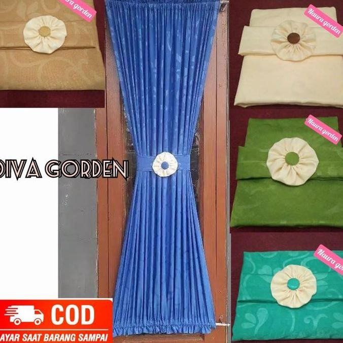 Gorden Minimalis kupu jendela kaca Rumah Tirai jendela korden Murah Asli