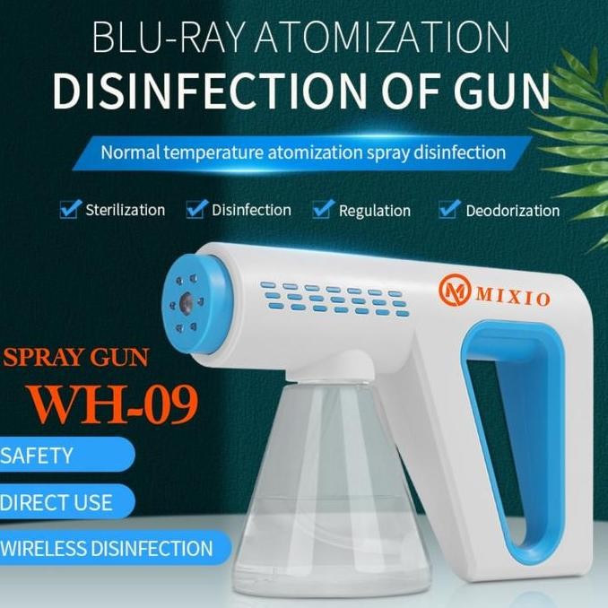 MIXIO WH-09 Disinfektan Steam Gun Portable (NANO spray) Asli