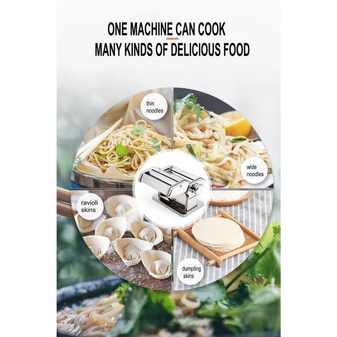 Terjangkau Gilingan Mie Pasta Maker / Gilingan Mie Pembuat Molen Kulit Lumpia Dimsum Mie Ayam