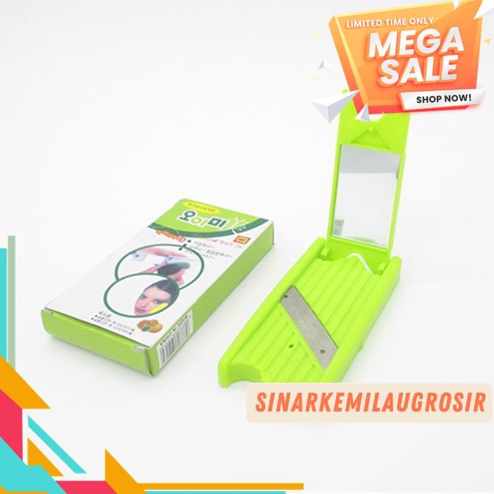 

CUCUMBER SLICER FACIAL MIRROR BEAUTY - PEMOTONG TIMUN DGN CERMIN BAHAN BERKUALITAS !!