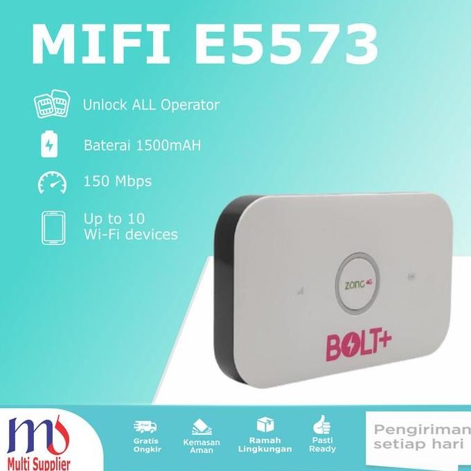 READY Mobile Wifi Mifi Bolt+ E5573C 4G 150 Mbps E5573 Unlock ALL Operator
