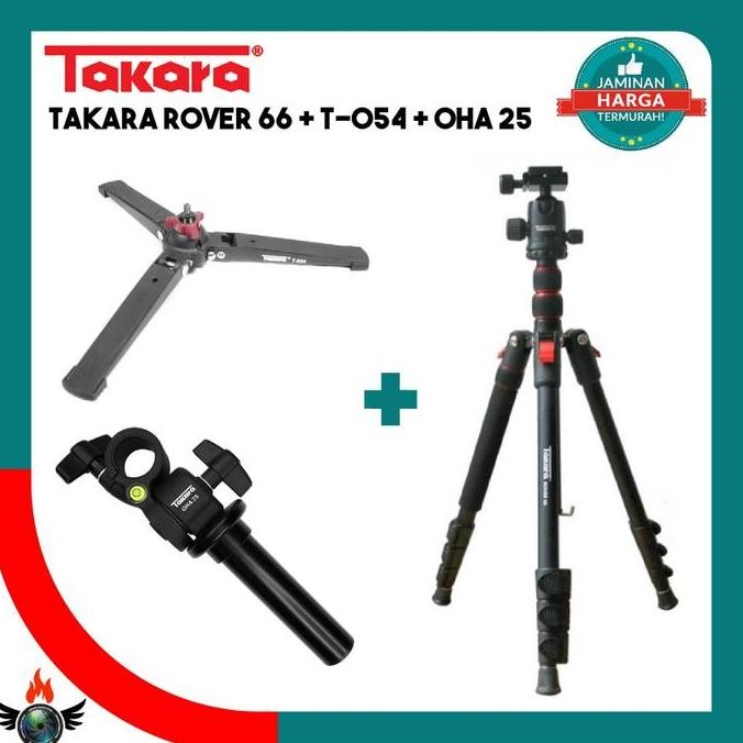 Takara Rover 66 + T - 054 + Oha 25 - Tripod Kamera New Stok