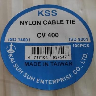 

KSS CV400 cv-400 kabel ties 40cm x 7.6mm murah hitam putih ready
