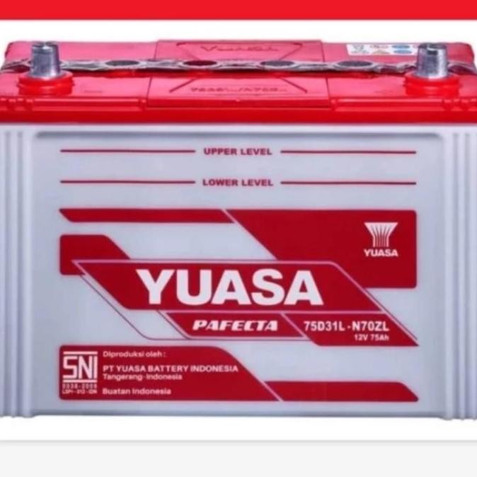 NEW Aki Basah/ Yuasa N70ZL Pafecta / 12V75Ah/ aki Pajero Innova diesel