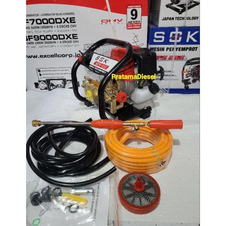 Steam Portable  power sprayer 4Tak&2Tak+Selang
