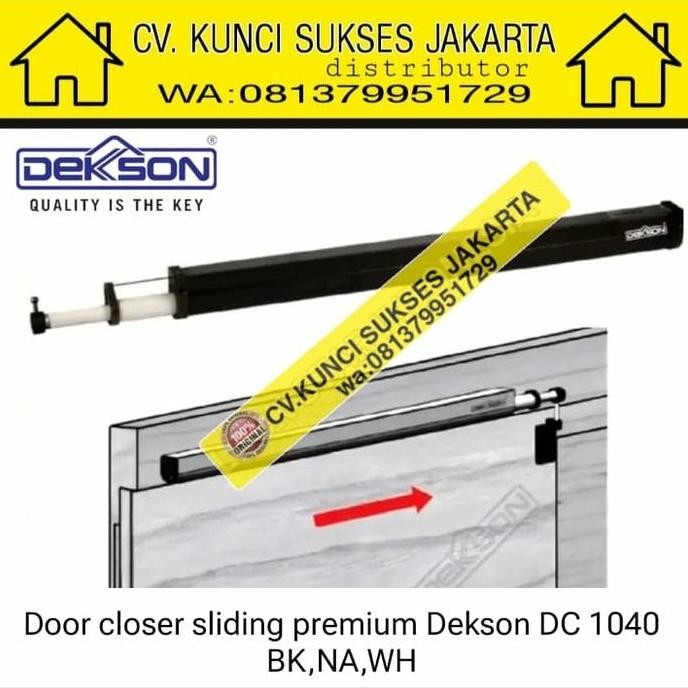 Door Closer Sliding Dekson Deluxe 2100 Original Sleding Chek Hidrolik