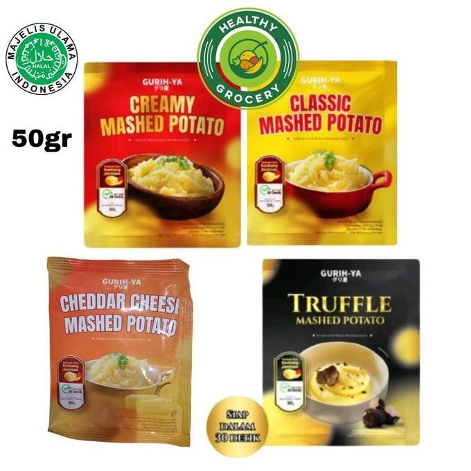 

Ready stock] Gurih Ya Classic Mashed Potato 50gr / Serbuk Untuk Bubur Kentang Instan