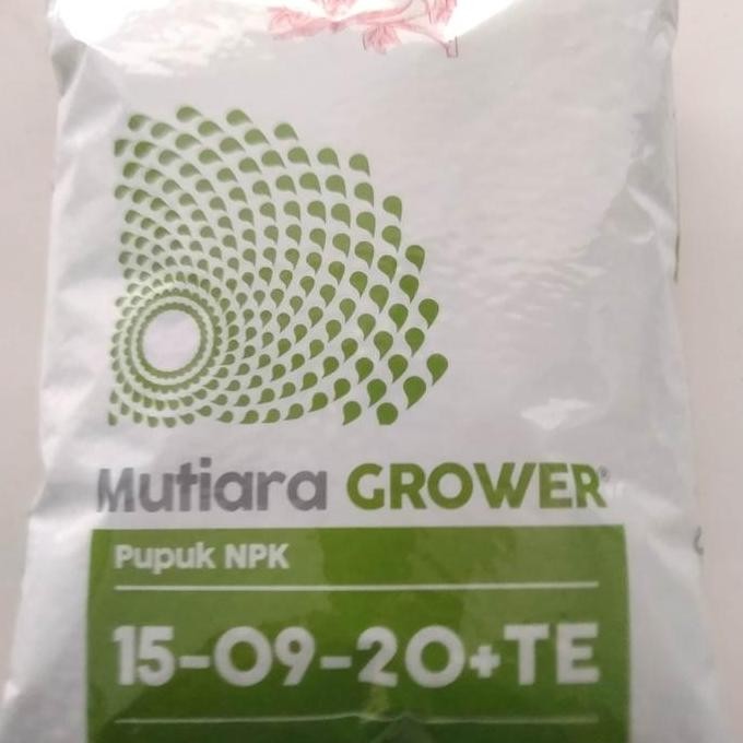 

Terlaris Mutiara Grower Pupuk Npk 15-09-20+Te 1 Kg