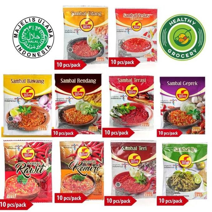 

%$%$%$%$] Finna Sambal Uleg 10 Sachet / Finna Sambal