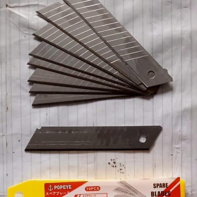 

:::::::] REFILL CUTTER BESAR 10PCS MATA CUTTER L150 ISI MATA PISAU CUTTER
