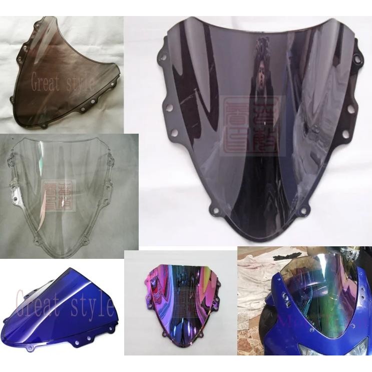 New Motorcycle Moto Windshield Windscreen Black For Suzuki Gsx-R600 Gsx-R750 Gsxr600 Gsxr750 Gsxr 60
