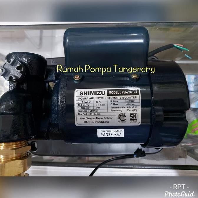 Pompa Air Dorong Pompa Booster Flow Switch Shimizu 228 Bit