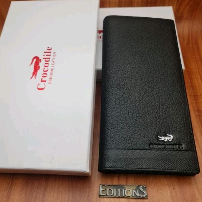 Dompet Panjang Pria Kulit Asli Black Dompet Panjang [terbaik]