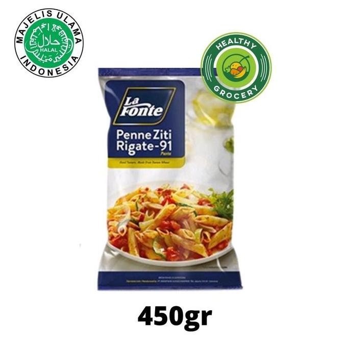 

] La Fonte Penne Ziti Rigate-91 Pasta 450gr