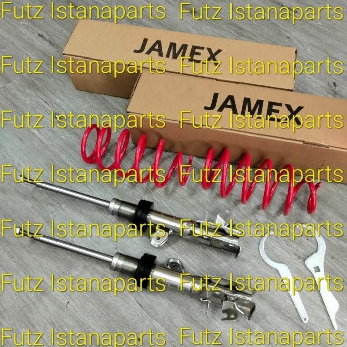 New Coilover Shock Breaker Merk JAMEX ADJUSTABLE HONDA BRIO Depan Original 100%