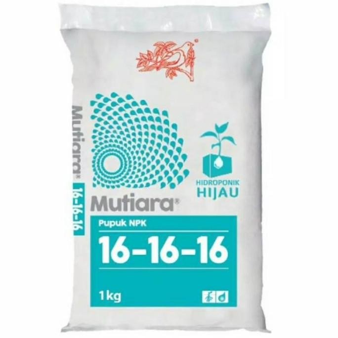 

Terlaris Pupuk Tanaman Hias, Npk 16 16 16 Mutiara Biru Repack 100 Gram